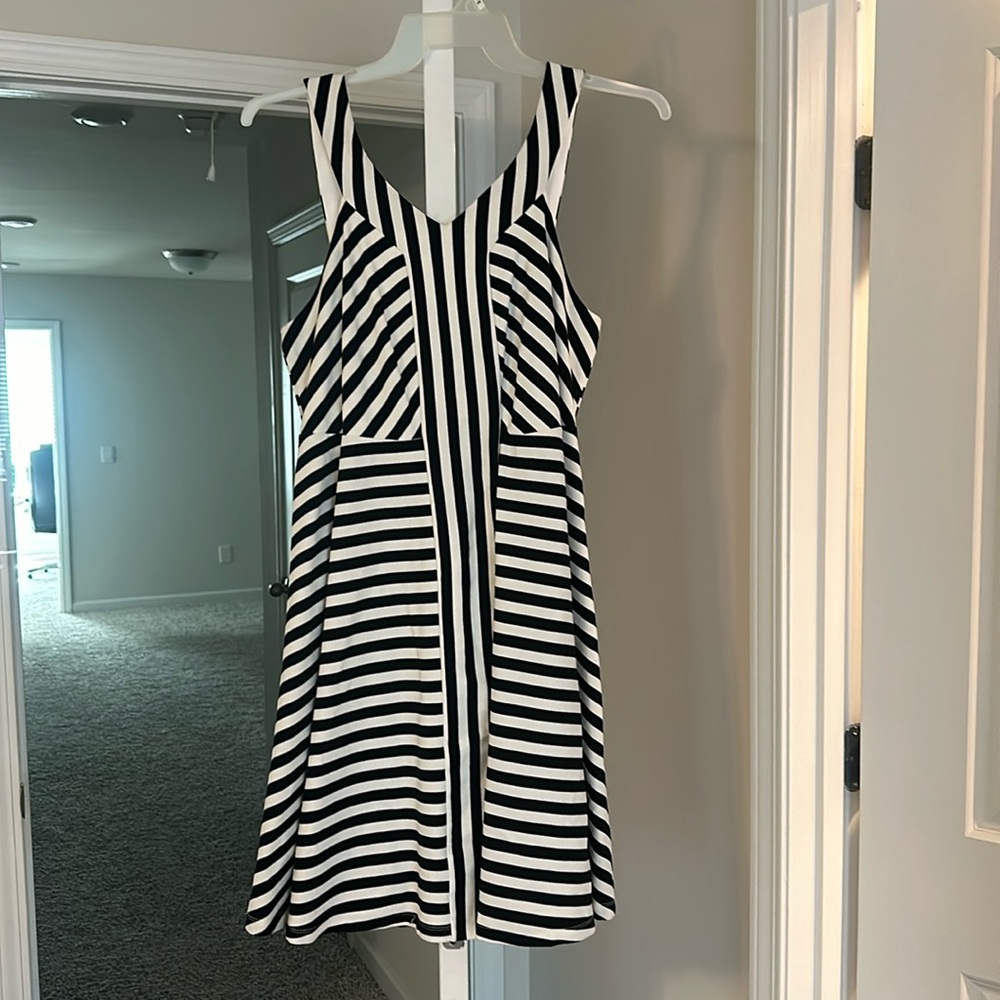 Black and white dress